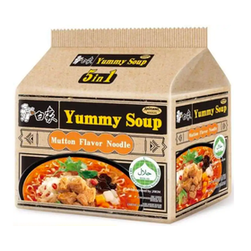 白象汤好喝系列 羊肉汤面5连包 清真 102g*5